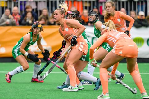 Hockeysters overtuigend langs Ierland bij debuut bondscoach Paul van Ass