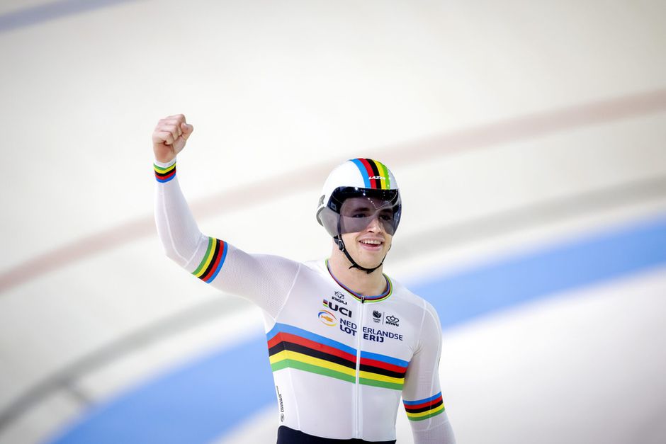 3 op rij! Harrie Lavreysen is alweer wereldkampioen keirin
