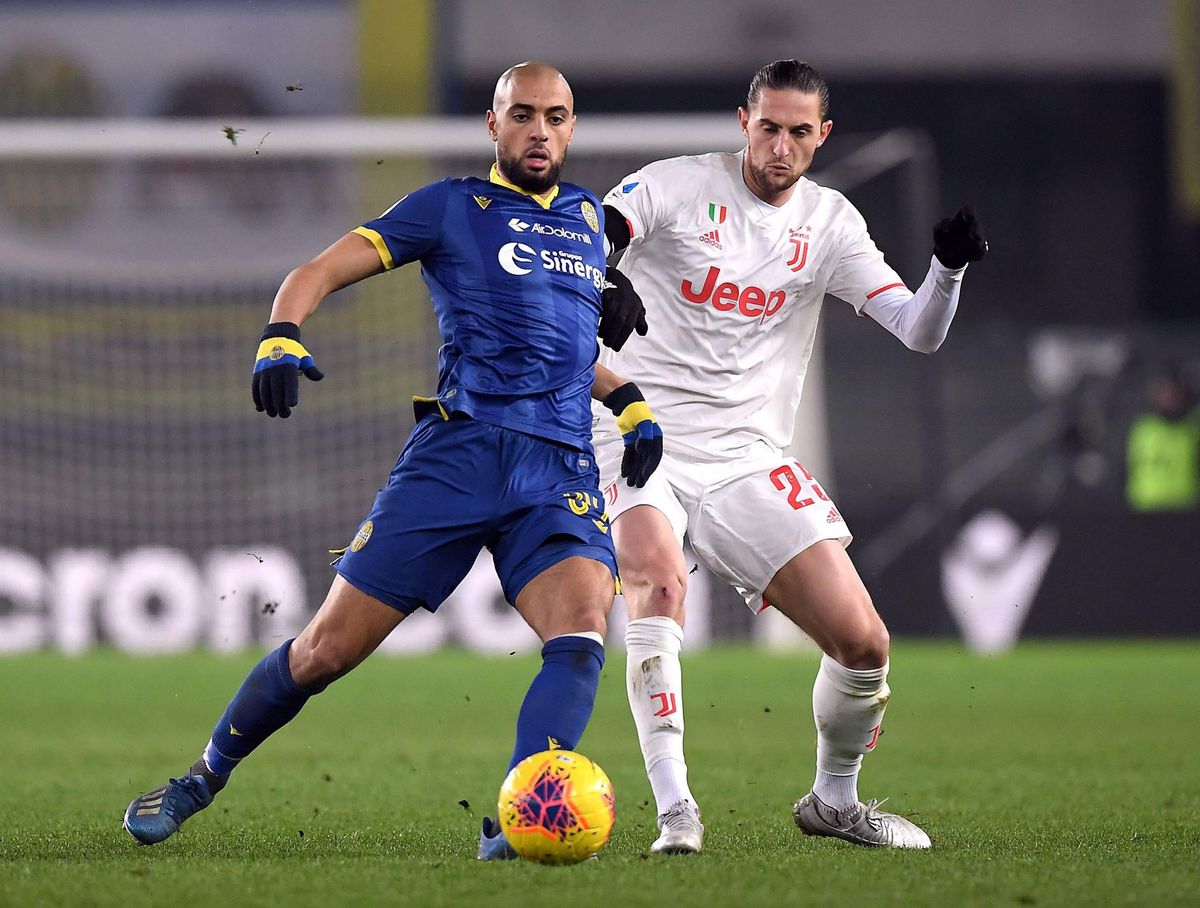 'Slopende stofzuiger' Sofyan Amrabat bejubeld: 'Tegen Juventus valt het meer op'