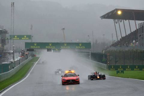 'Bezoekers van in het water gevallen Formule 1-race op Spa worden gecompenseerd'
