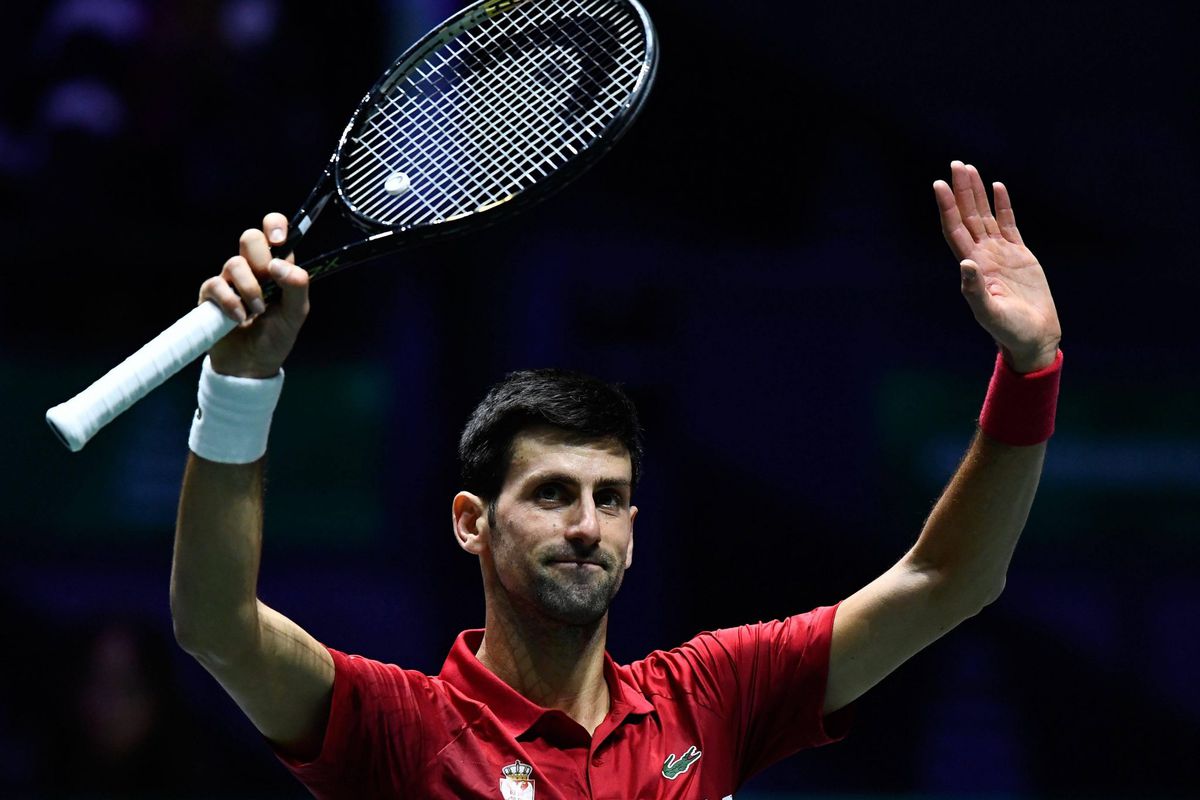 Servië naar kwartfinales Daviscup Finals na winst Djokovic