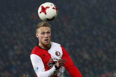 Zieke Jørgensen mist training van Feyenoord