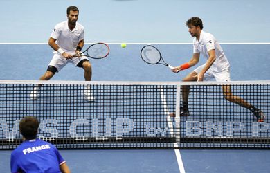 Samenvatting: Haase en Rojer onderuit tegen Frankrijk in Davis Cup (video)