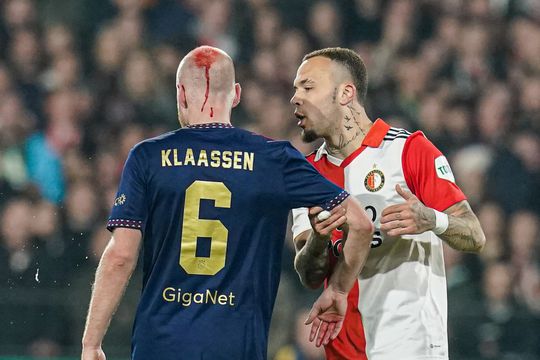 Davy Klaassen over bebloede kop tegen Feyenoord: 'Nu zou ik hem gewoon af kunnen ketsen'
