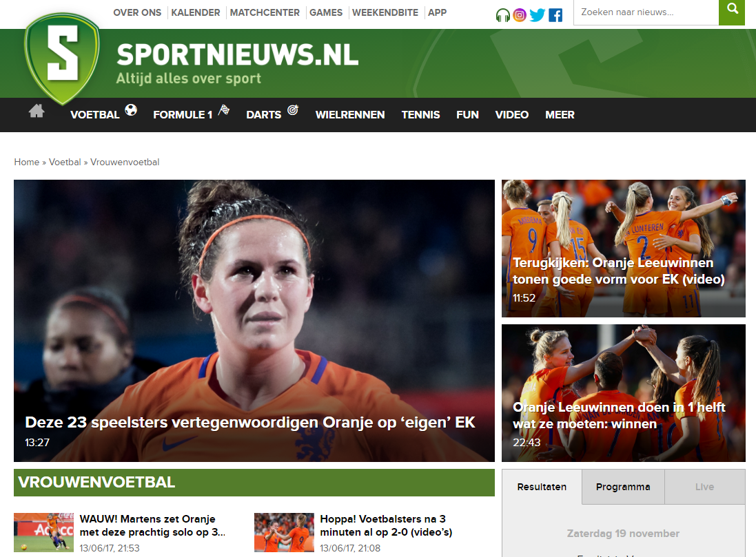 Hoe Sportnieuws.nl (veel) aandacht gaat besteden aan het EK vrouwenvoetbal