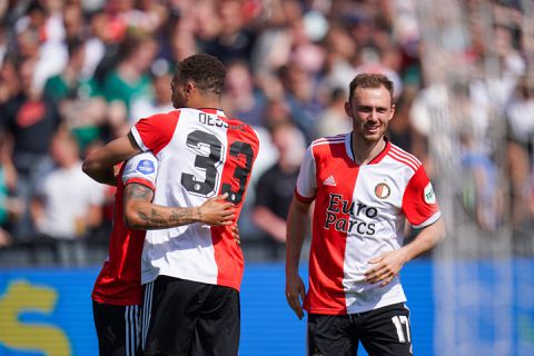 Sinisterra redt Feyenoord tegen Utrecht met de winnende goal in blessuretijd