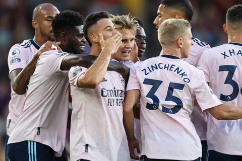 Arsenal heeft 1e Premier League-punten binnen na overwinning bij Palace
