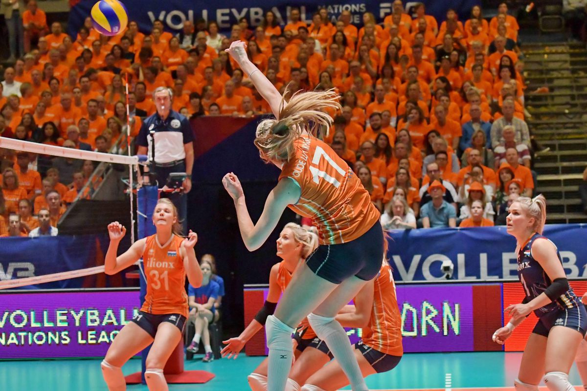 China maakt gehakt van jonge Nederlandse volleybalsters bij Nations League