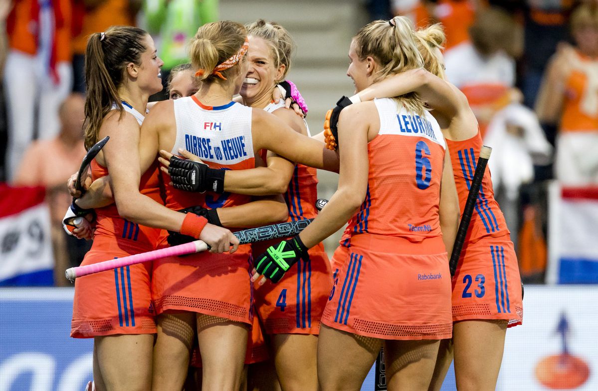 Nederlandse hockeydames winnen het EK in eigen land