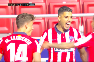 🎥 | CHECK! Luis Suárez maakt in Madrid-derby einde aan zijn doelpuntendroogte