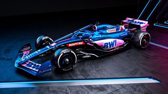 📸 | Gloednieuwe Alpine kleurt blauw met roze door nieuwe sponsordeal