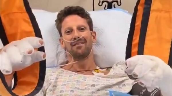 Haas: Romain Grosjean mag dinsdag weer naar huis