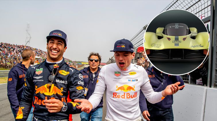Verstappen en Ricciardo mogen super dikke bak gaan testen voor Aston Martin