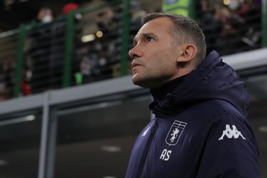Milanese clublegende Andriy Shevchenko na 2 maanden al ontslagen als coach bij Genoa