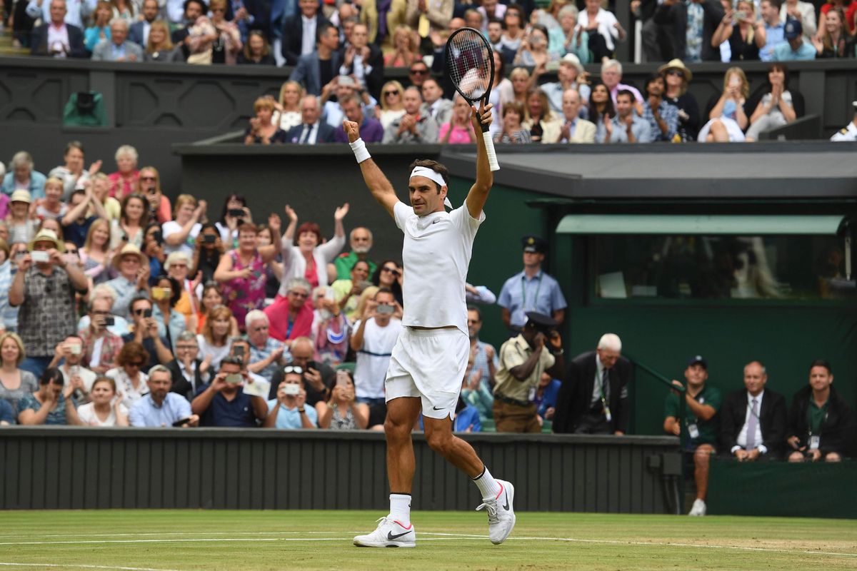Roger Federer bereikt 11e(!) finale op Wimbledon