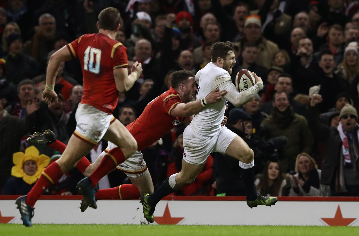 Try in slotfase bezorgt Engeland zege op Wales in Six Nations