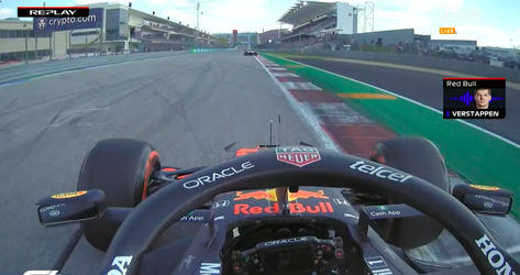 🎥 | Verstappen moppert over boardradio tijdens VT2: 'Bekijk het maar met deze run'