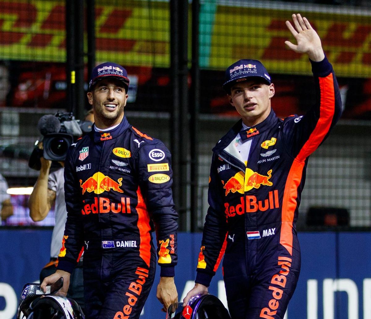 Ricciardo: 'Met alle respect voor Vettel, maar Max is mijn beste teamgenoot ooit'