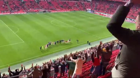 🎥 | Ajacieden vieren feestje met de aanwezige fans