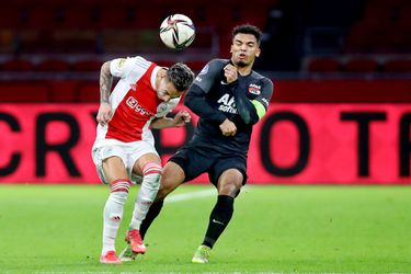 Blije Wijndal na zege AZ bij Ajax: 'Ben nog steeds de beste linksback van Nederland'