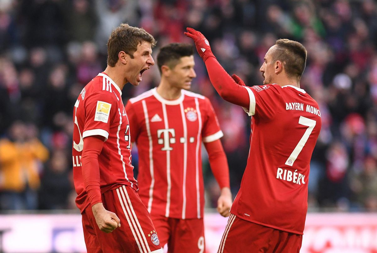 Bayern al half kampioen na weer een zege: Werder Bremen buigt pas na 75 minuten