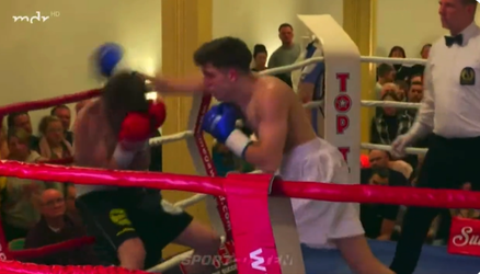🎥 | Klap, na klap, na klap: 19-jarige bokser Marlon Dzemski kent geen genade met tegenstander