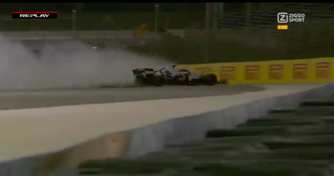 🎥 | De 1e 'boem' van het F1-seizoen: Kimi Raikkonen knalt Alfa tegen de muur