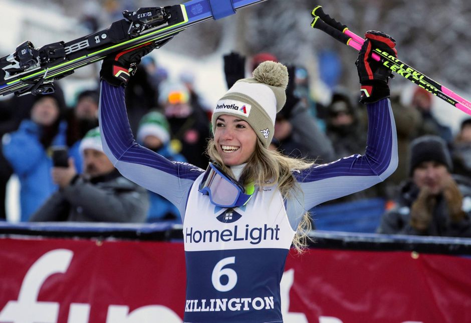 Favoriet Shiffrin ziet wereldbekerzege reuzenslalom naar Bassino gaan