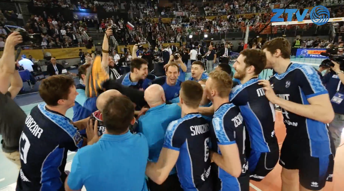 Zenit Kazan pakt derde Champions League voor volleyballers op een rij