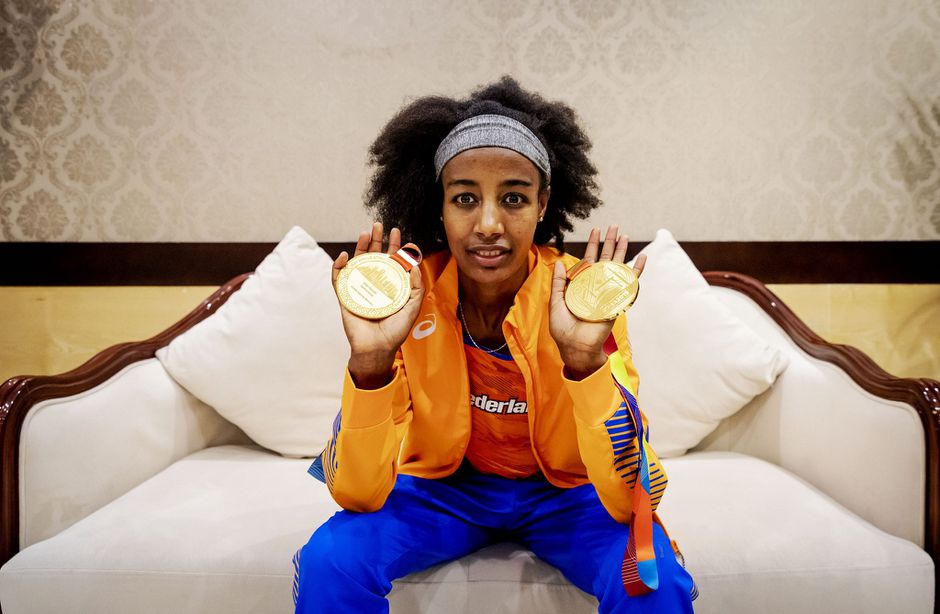 Sifan Hassan kijkt vooruit naar de Olympische Spelen: 'Ik wil ook twee medailles in Tokio'