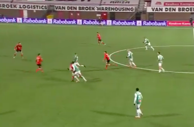 🎥 | Dordrecht-speler Kevin Jansen leidt 2021 in met snelle, absolute wereldgoal