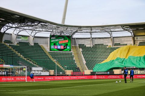 Windkracht 8 of hoger? Dan mag ADO niet in het eigen stadion voetballen
