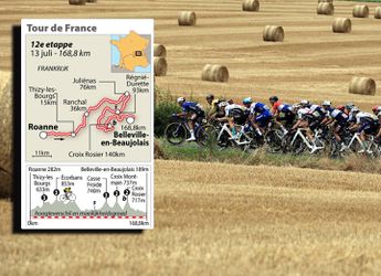 Voorbeschouwing 12e etappe Tour de France: iedereen kan winnen in door MvdP gemarkeerde rit