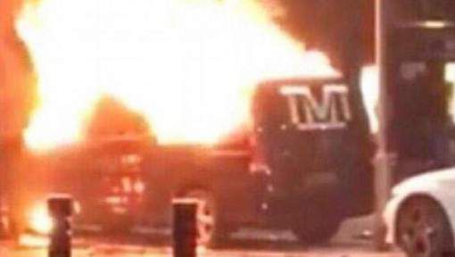 Mayweather weer genaaid: nu is zijn busje in brand gestoken