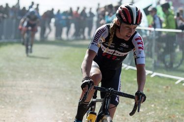 Annemarie Worst in slotronde Koppenbergcross nog naar de 3e plek