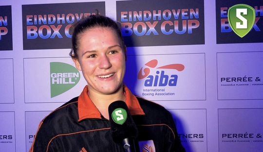 Bokstalent Chelsey Heijnen: ondanks Ziekte van Pfeiffer in finale Eindhoven Box Cup (video)