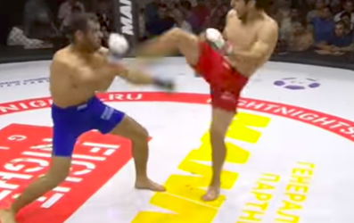 Khizriev helpt Grigoryan in slaap door Anderson Silva na te doen (video's)