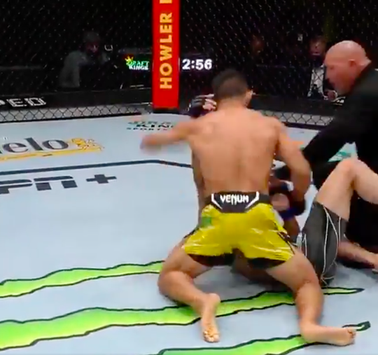 🎥 | UFC'er Douglas Silva de Andrade sloopt opponent met heftige sloopsessie