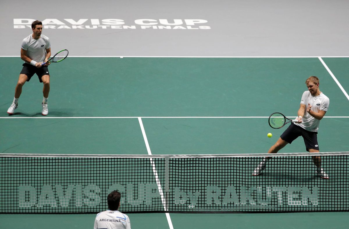 Langste tiebreak ooit in Davis Cup gespeeld door Duitsland en Argentinië