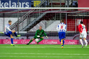 Heerenveen staat na late strafschop in de kwartfinale van de KNVB-beker