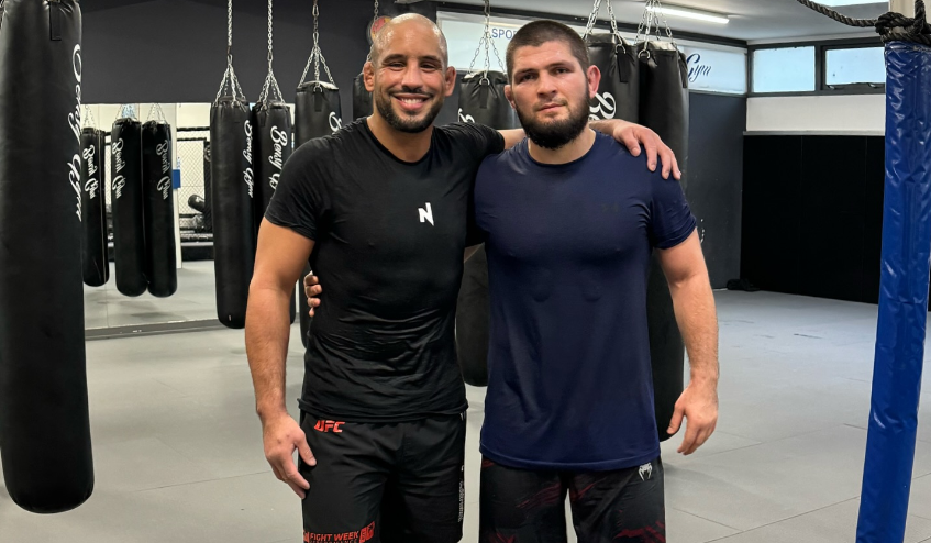 📸 | UFC-fans opgelet: veteraan en ongeslagen Khabib Nurmagomedov traint in Amsterdam