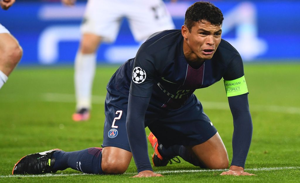 PSG zonder Thiago Silva tegen Barça