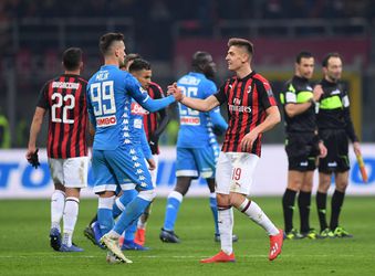 Napoli voetbalt zich niet langs AC Milan
