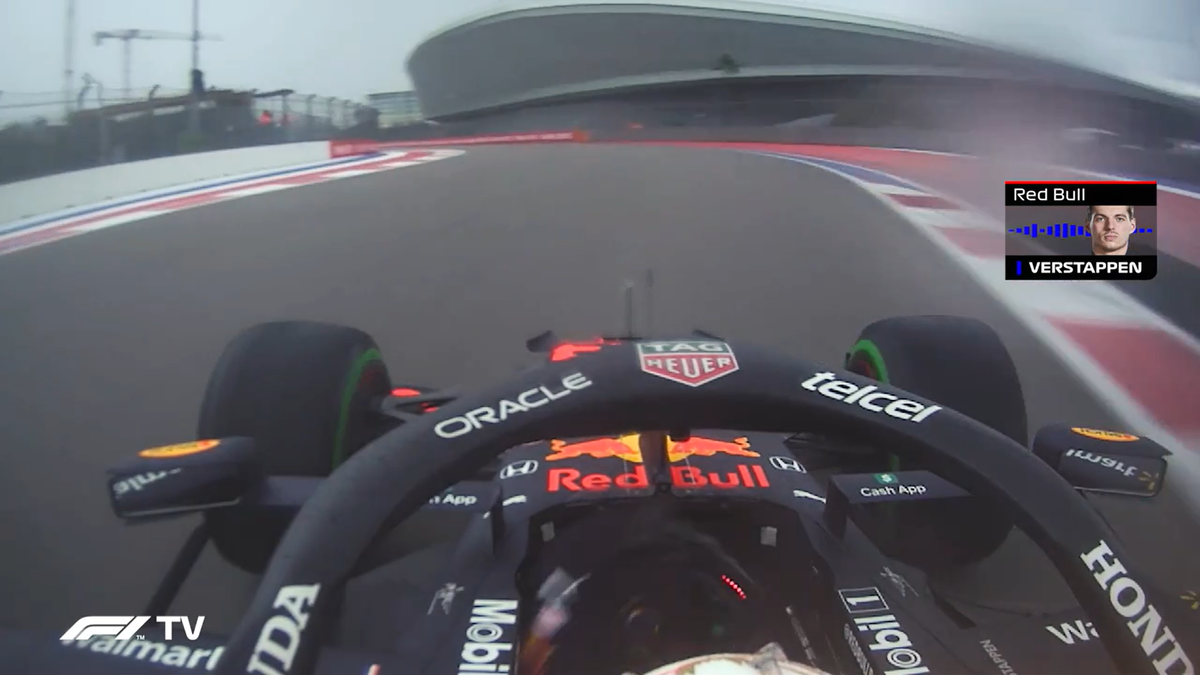 😍🎥 | Exclusieve beelden aan boord van Max Verstappen in de Russische regen