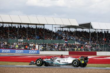 Mercedes is blij na vrije trainingen op Silverstone: 'Normaal staan we op vrijdag nooit zo hoog'
