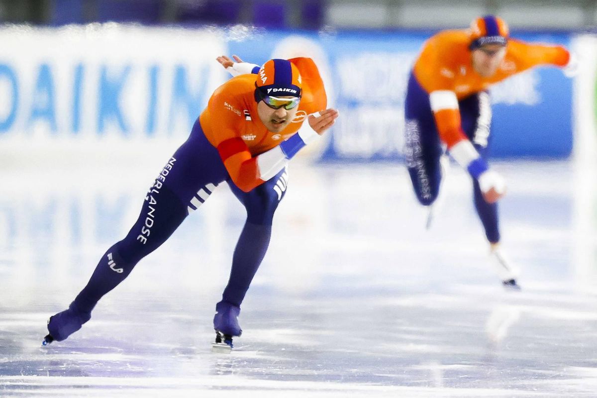 Verbij wint nét de 1000 meter van Krol na spannende slotrace