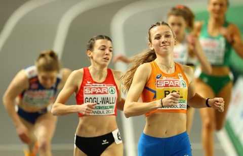 Hier check je zaterdagavond de Femke Bol-finale (400 meter) op EK indoor