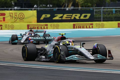 Mercedes heeft het ook zwaar in Miami: 'Ik ben een beetje in de war'