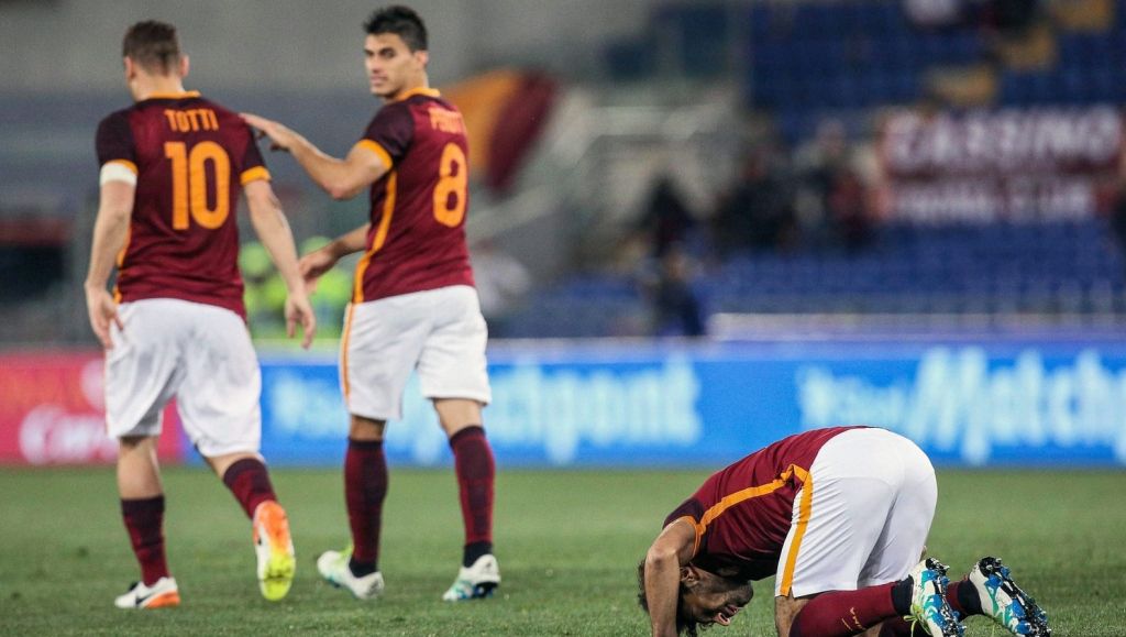 Tweede plaats raakt uit zicht voor AS Roma