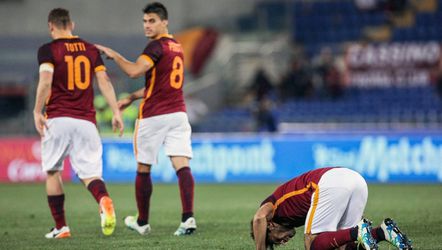 Tweede plaats raakt uit zicht voor AS Roma
